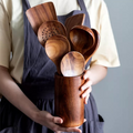 Skanto | Ecochef – Ensemble D'Utensiles De Cuisine En Teck