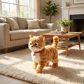 Jouet de Peluche Interactive Chat avec Mouvements Réalistes pour Enfants