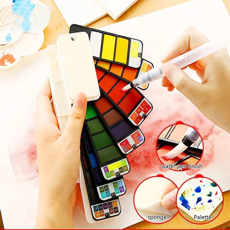 Creativo™ | Ensemble de Aquarelle Ensemble de voyage pratique pour aquarelle