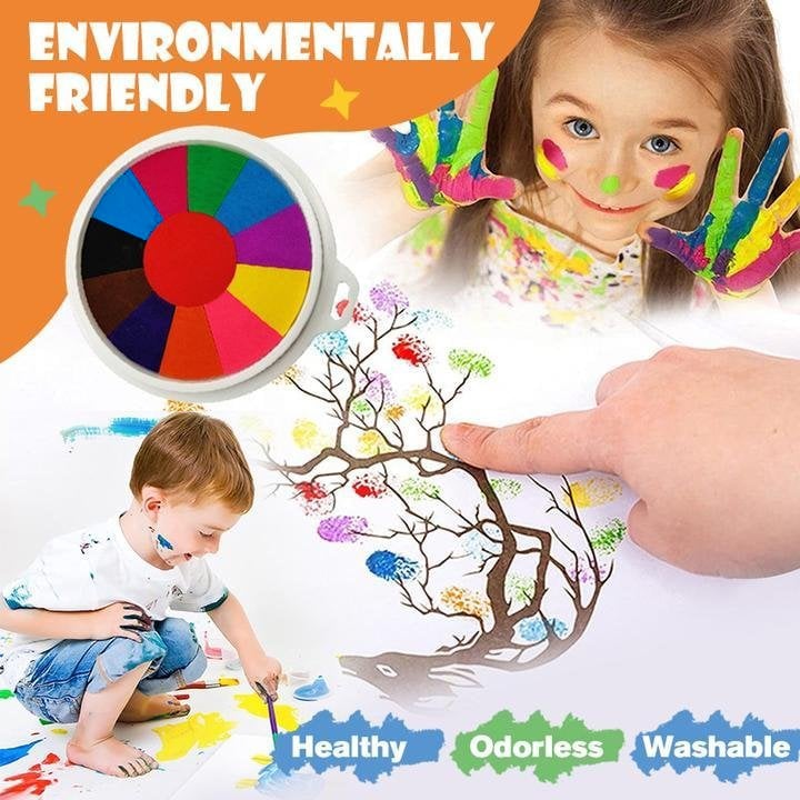 BrilliDazzle™ | Set de Peinture au Doigt – Éveillez immédiatement la créativité et la confiance en soi de votre enfant
