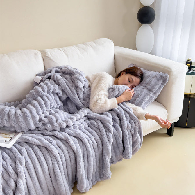 Drap de Confort Douillet - La Chaleur Parfaite pour les Soirées d'Hiver
