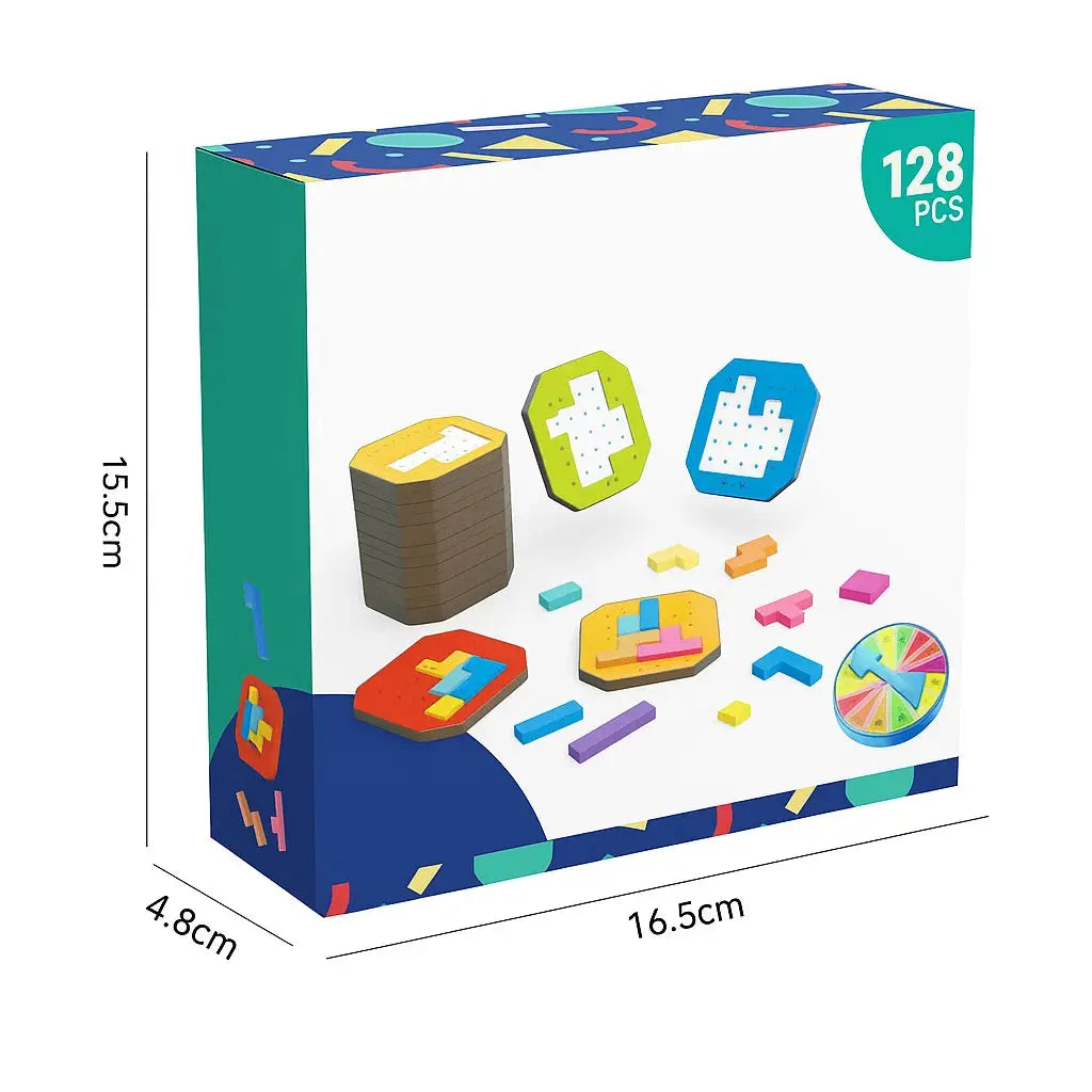 BrainBuild™ | Jeu de logique pour enfants et famille, 108 blocs + 20 défis