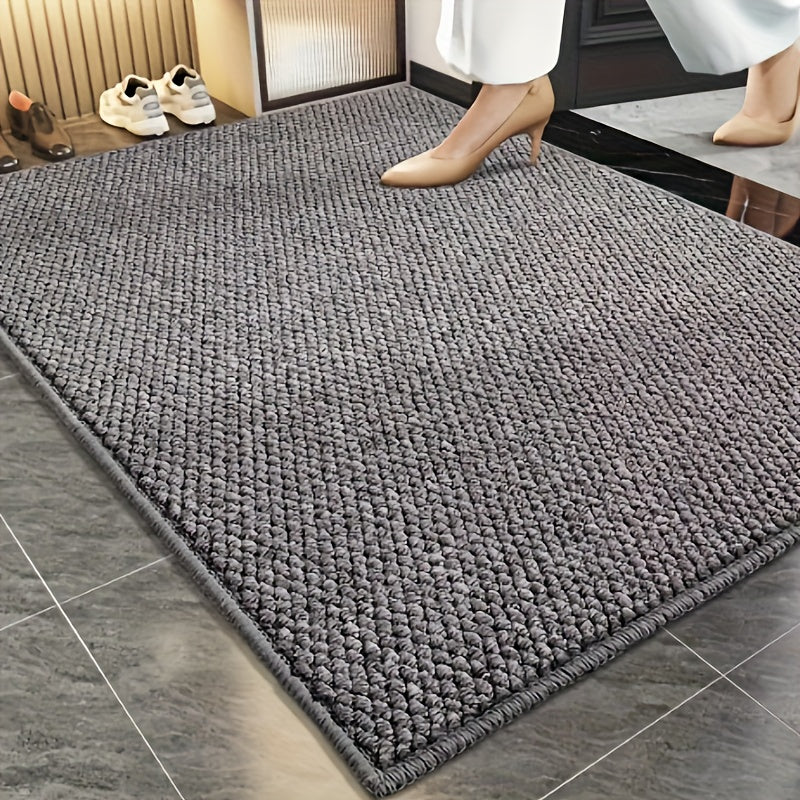 LUMEDWELL - Tapis d'entrée décoratif en forme d'ananas avec surface texturée et design anti-dérapant