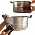 PUREBRITE - Outils de nettoyage en éponge diamant multi-pièces pour le fond des casseroles et les taches tenaces
