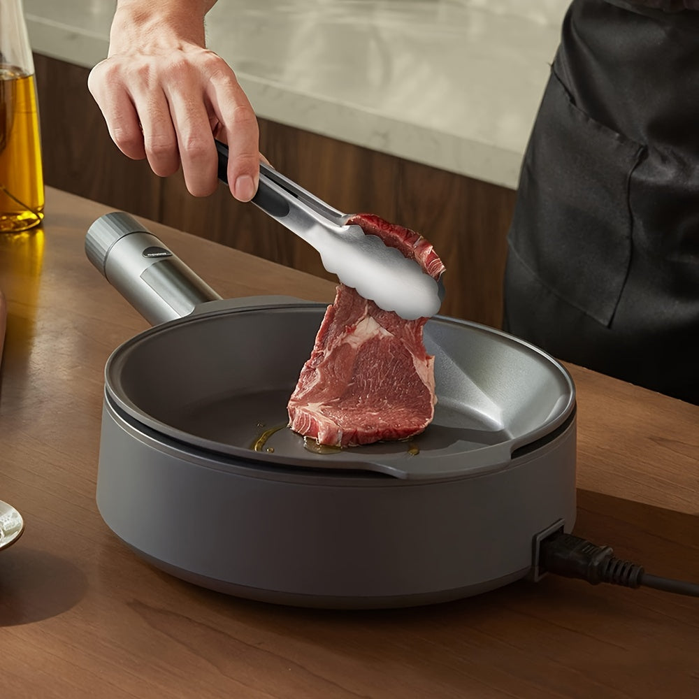 LOCKTONG – Pinces de Cuisine en Acier Inoxydable avec Poignée en Silicone et Fonction de Verrouillage