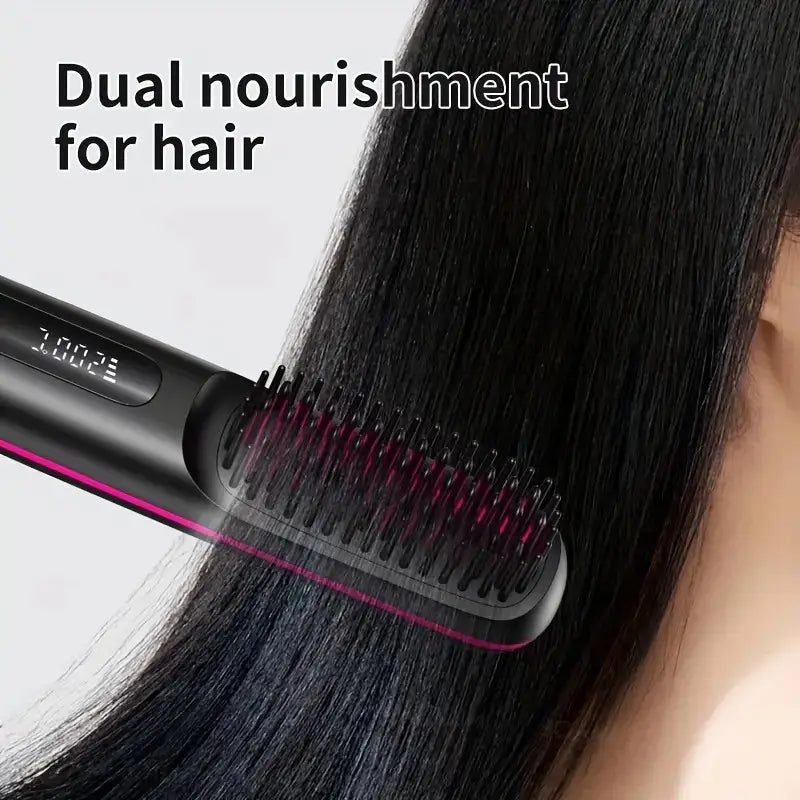Skanto | Brosse de Coiffage Portable | Cheveux Lisses et Sains à Tout Moment, Partout