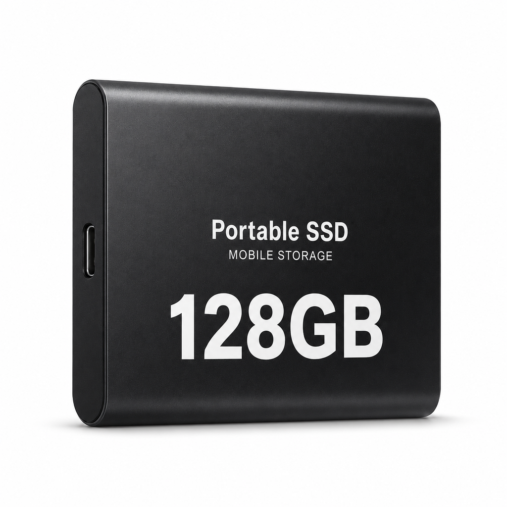 SSD 128 Go ultrarapide – Compact. Durable. Toujours prêt