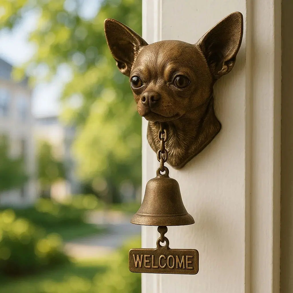 GuardianBell™ | Cloche de bienvenue Berger Allemand — Symbole de protection et d'hospitalité