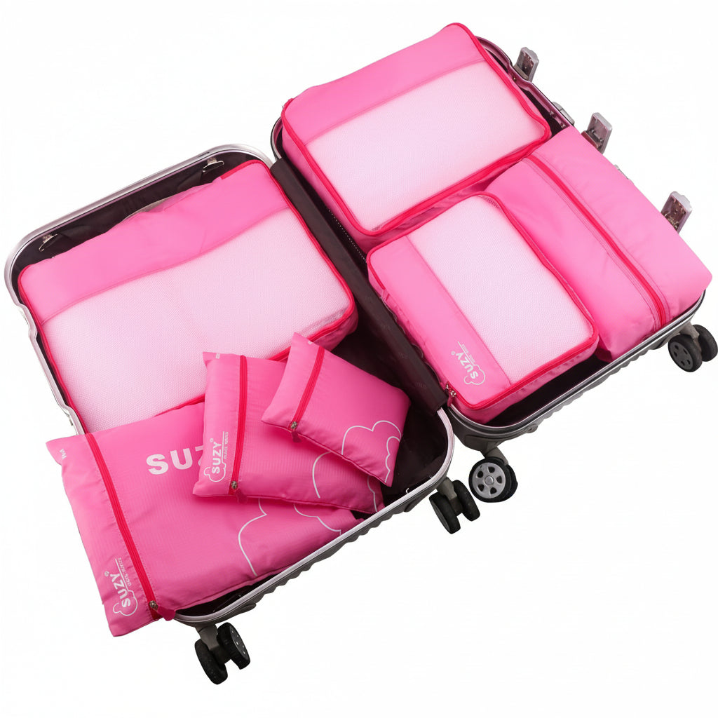 JOURNEASY - Ensemble de 7 sacs d'organisation de valise portable pour le voyage