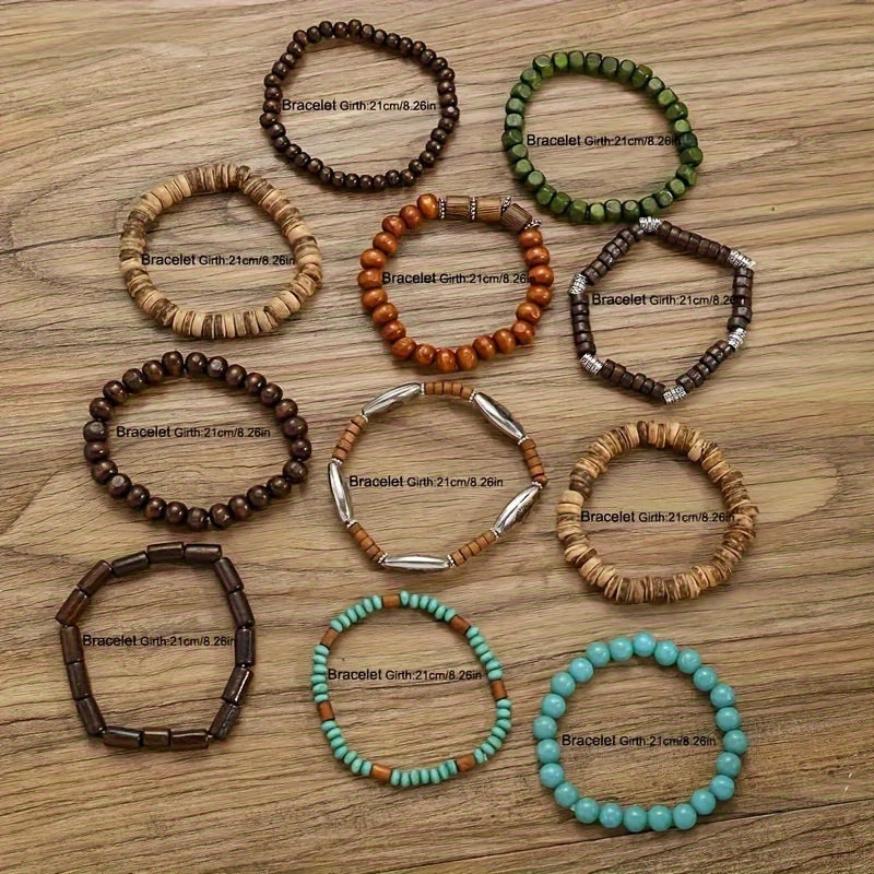 Ensemble de bracelets naturels – Pour un look élégant