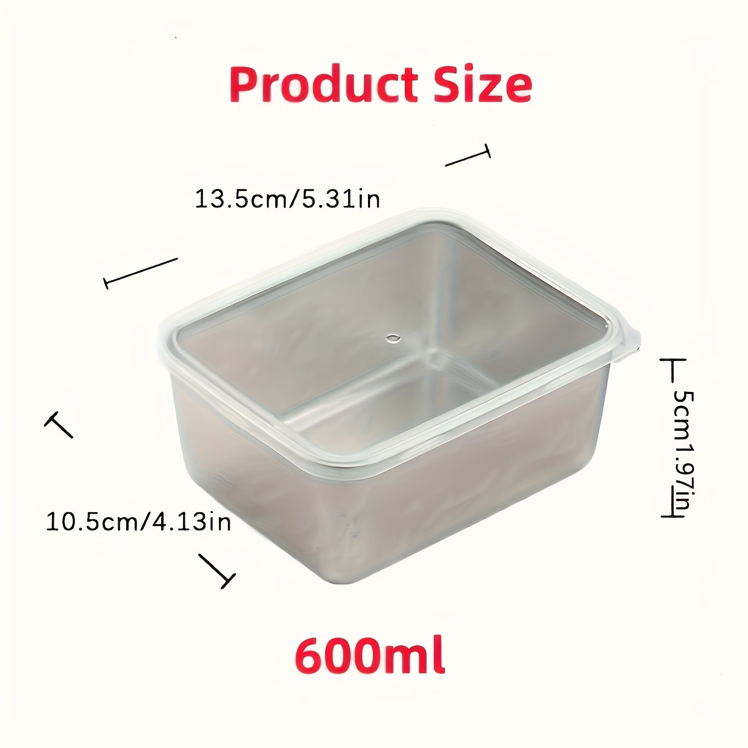 Ensemble de Conservation Alimentaire en Acier Inoxydable de 7 Pièces – Conteneurs Empilables avec Couvercles en Plastique