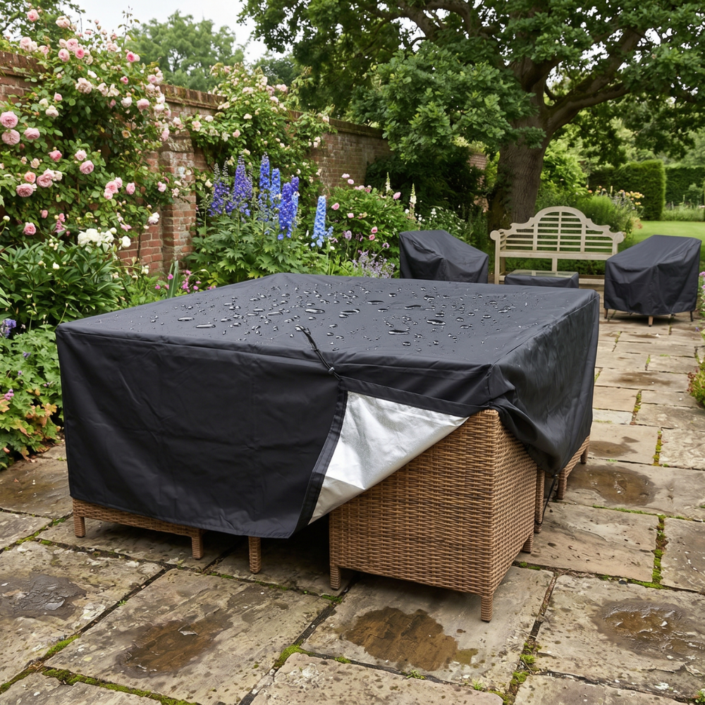 Housse de meuble de jardin Imperméable Résistante aux UV en Polyester