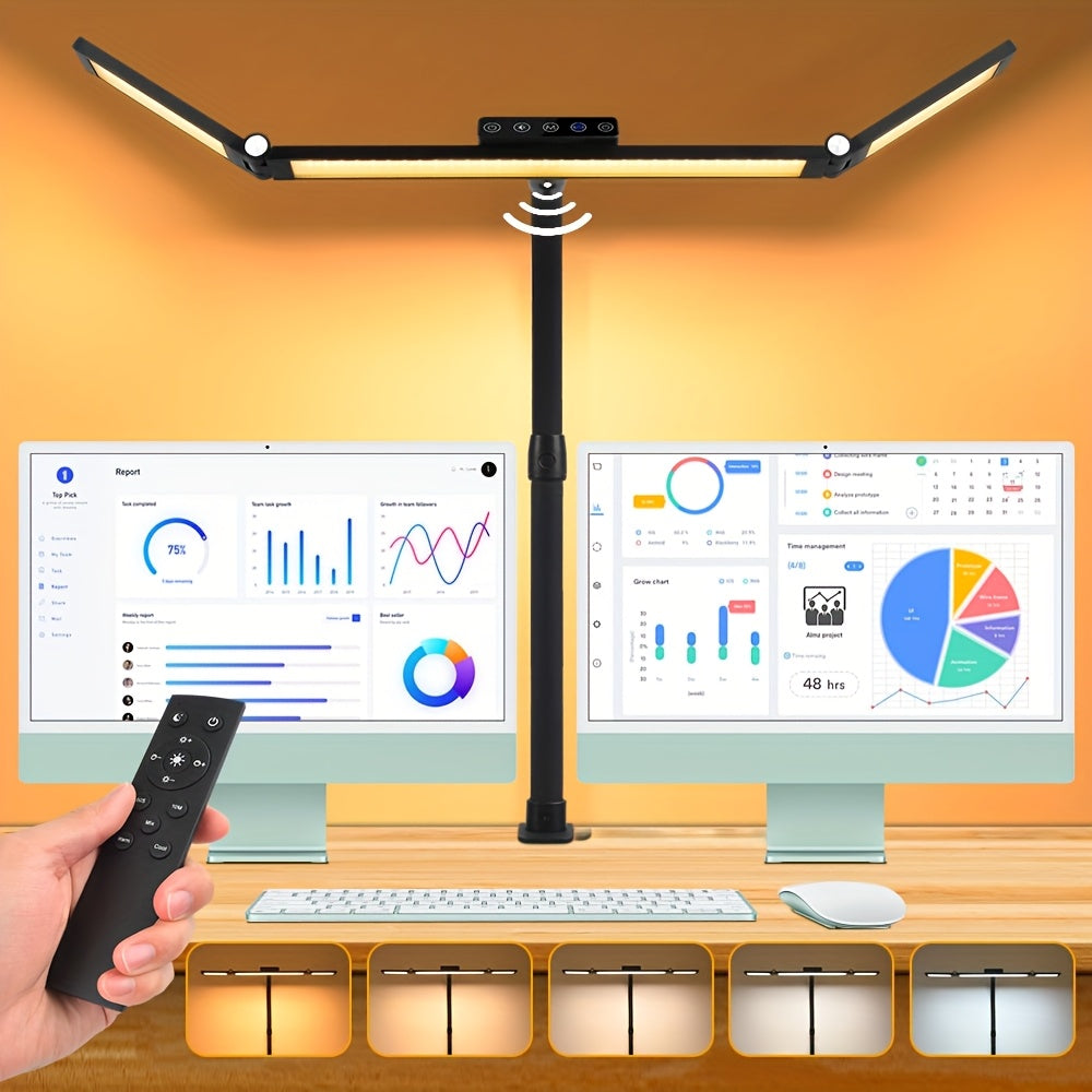 VIVILITE - Lampe de travail ultra lumineuse de 18W avec col de cygne et éclairage à large portée