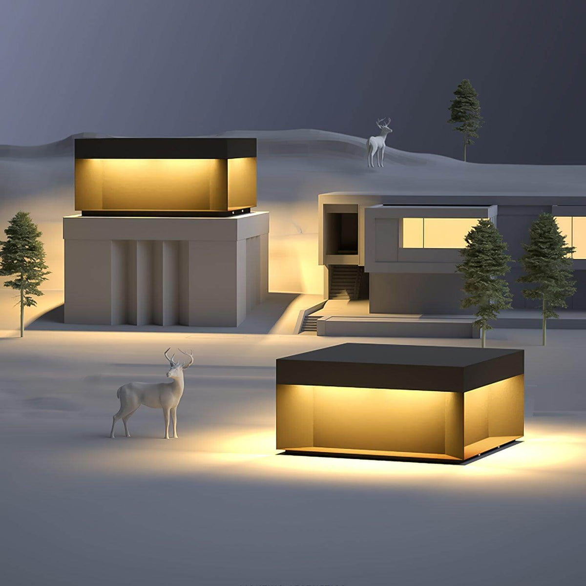 Lampe de Poste Solaire d'Extérieur - Étanche IP65