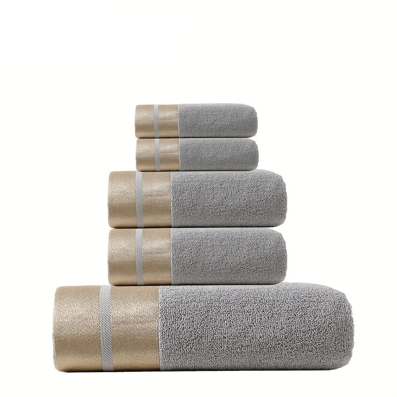 GOLDENWEAVE – Ensemble de Serviettes en Coton Luxueuses