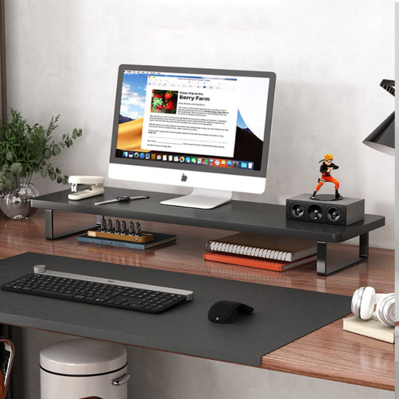 MODURA - Support de moniteur de bureau en acier carbone et organisateur
