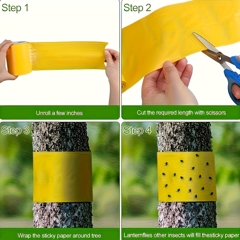 BUGSTRIP – Ruban Barrière Adhésif pour Insectes Extérieurs