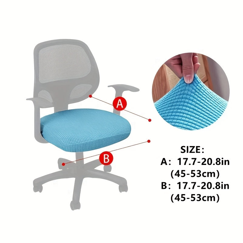 OFFICEGUARD – Housse Élastique Fendue pour un Siège Propre et Protégé