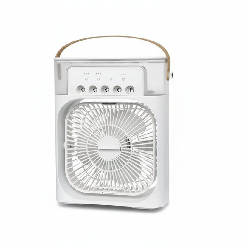 Humidificateur portable mini avec ventilateur 2-en-1 – refroidissement de bureau