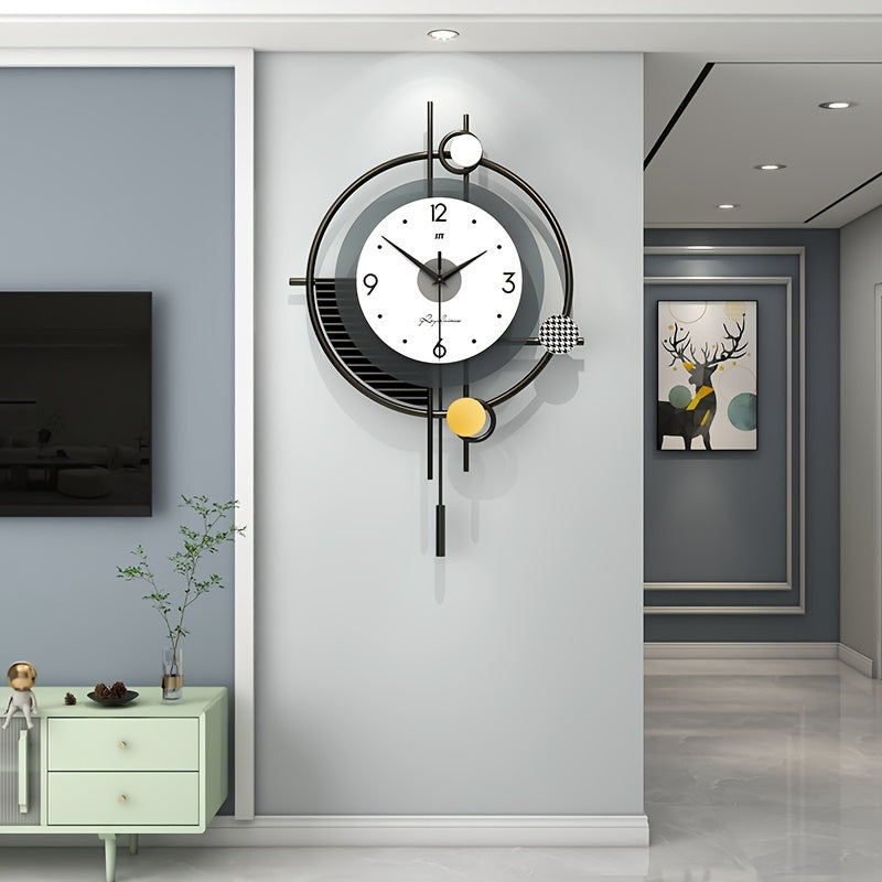 AURA - Horloge de Salon Élégante avec Accent de Design Simple