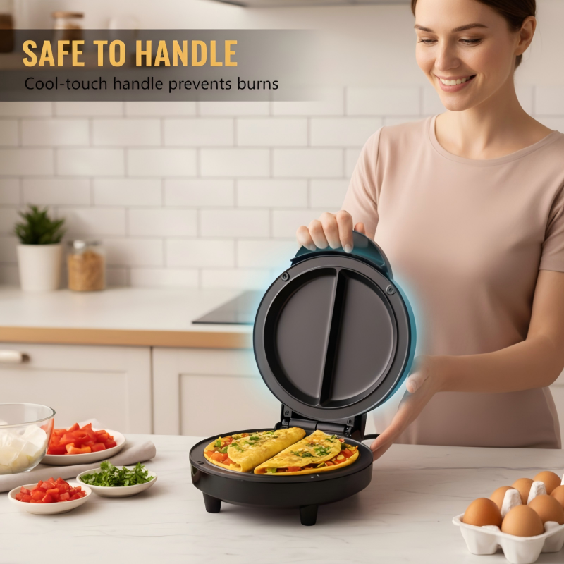 DualCook™ – Appareil de petit-déjeuner à double face pour des matins sans effort, rapides et sans stress [50 % de réduction]