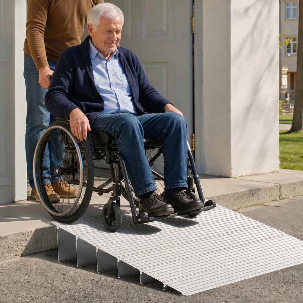 EASERAMP – Solution de Seuil pour un Mouvement Fluide des Roues et des Chariots