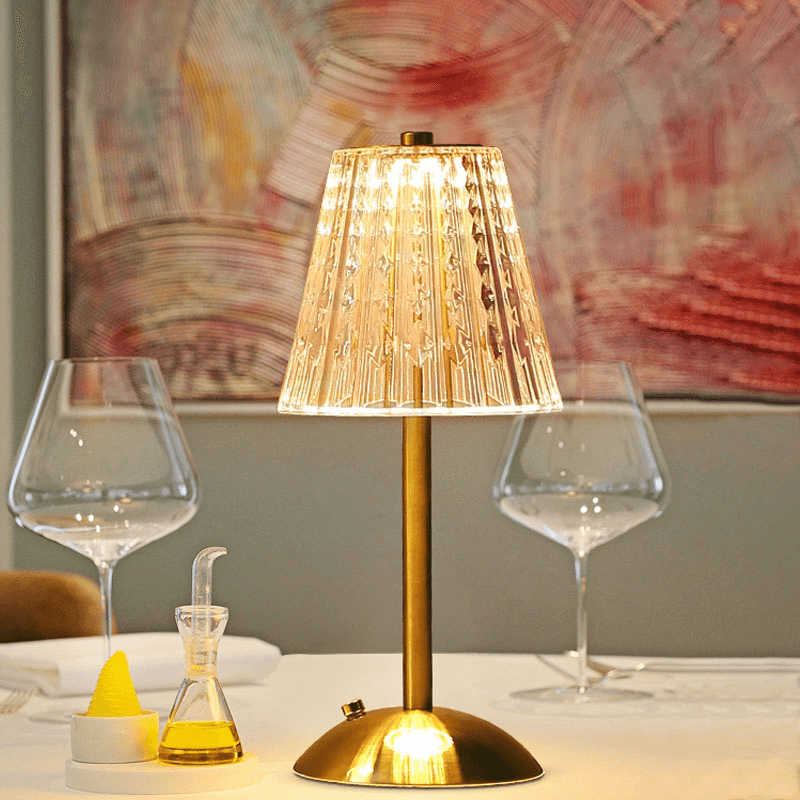 GlimmerLampe de Table - Élégante et Sans Fil