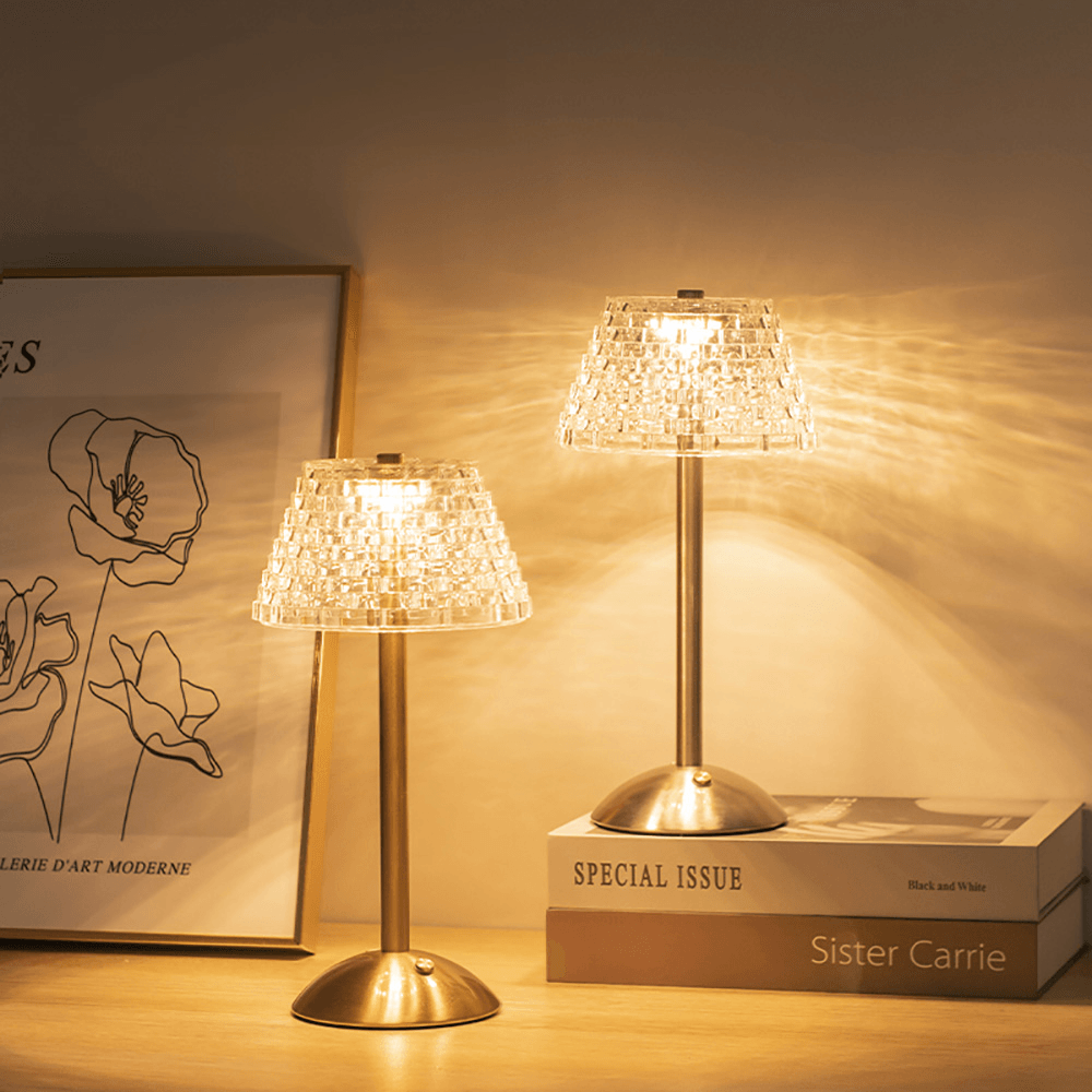GlimmerLampe de Table - Élégante et Sans Fil