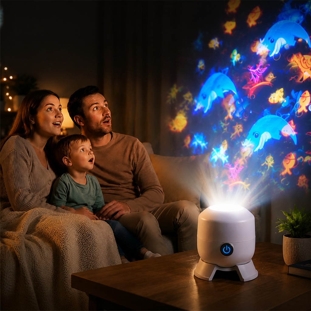 STARFLOW – Projecteur LED Dynamique pour un Éclairage Relaxant et Décoratif