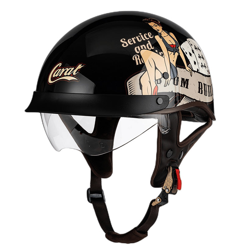 Casque de Ville pour Chopper avec Design Minimaliste