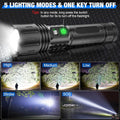 Lampe de Poche Tactique 100000 Lumens - Torche LED Lumineuse