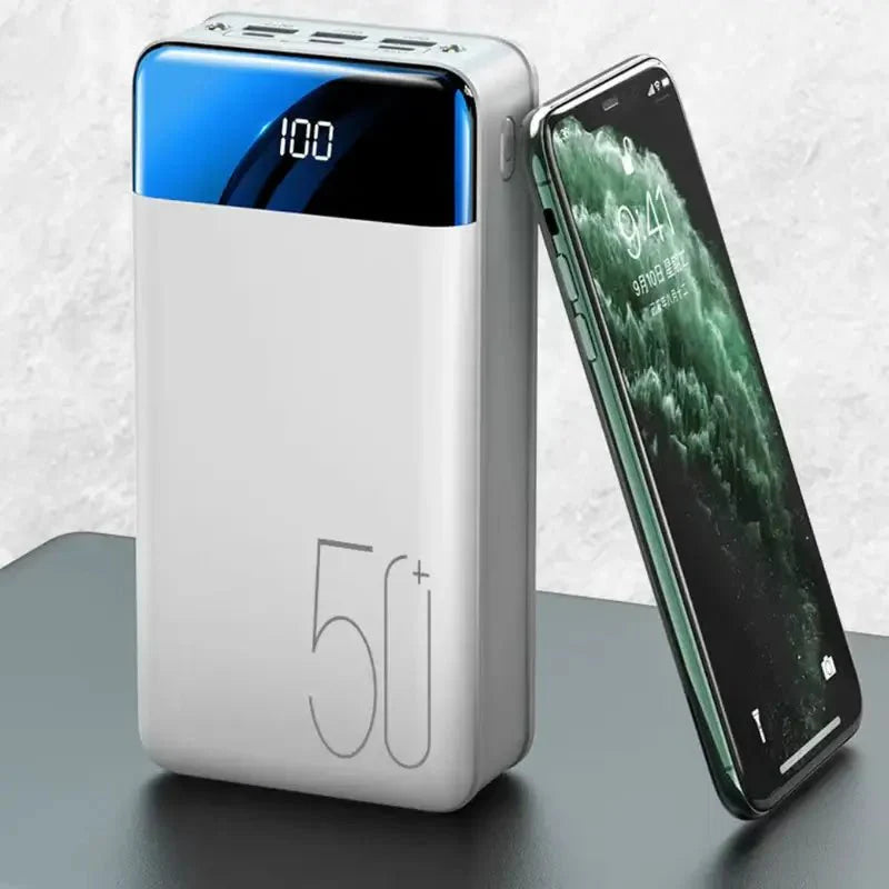 Batterie Externe Mobile Ultra Capacité 50K mAh