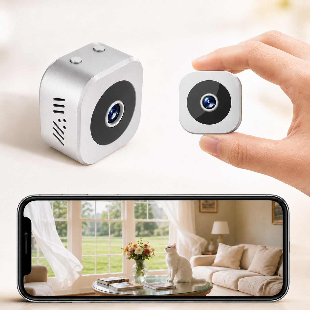 Caméra de surveillance WLAN avec vision nocturne 1080P