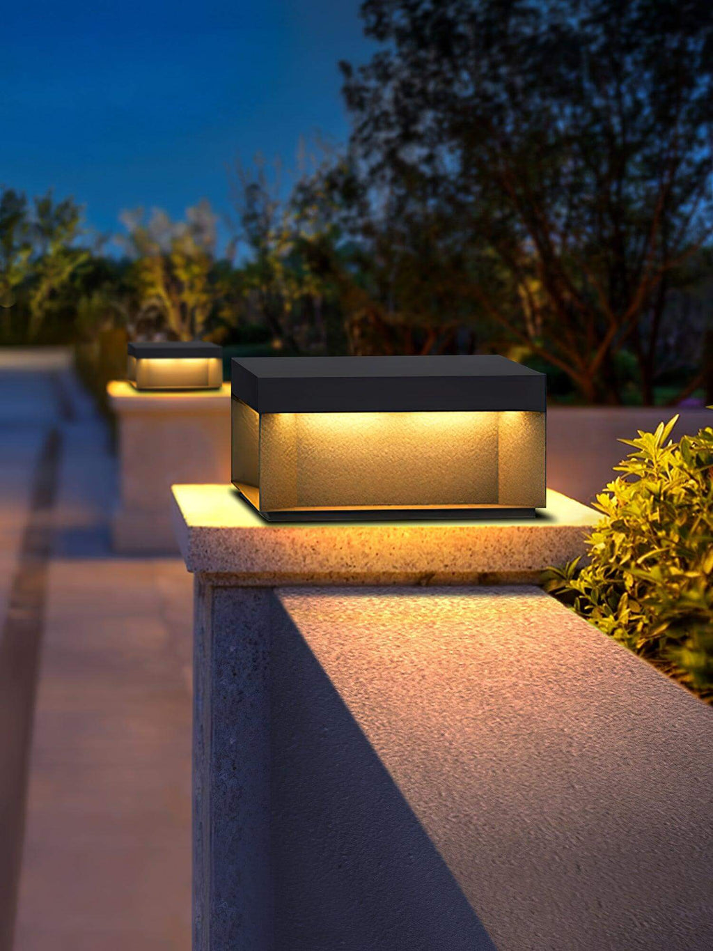 Lampe de Poste Solaire d'Extérieur - Étanche IP65