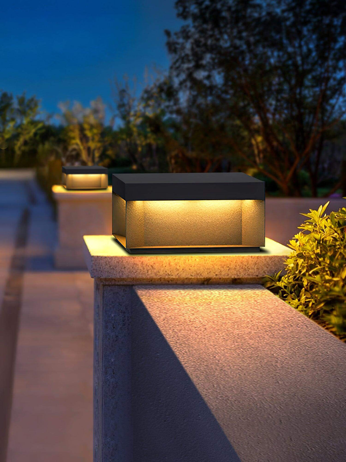 Lampe de Poste Solaire d'Extérieur - Étanche IP65