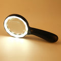 BRIGHTVIEW - Loupe Portative 10X avec 12 Lumières LED Réglables