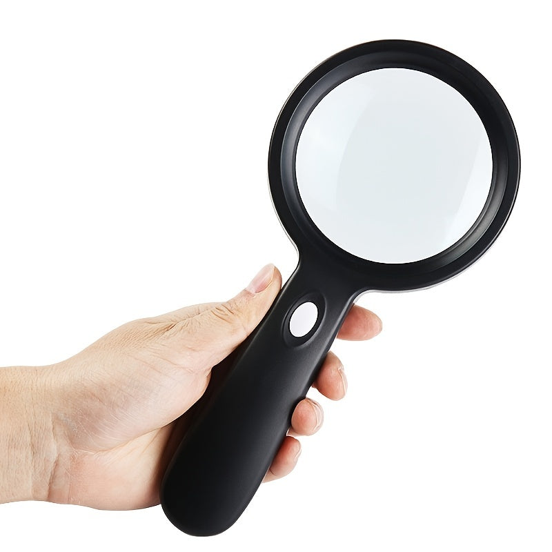 BRIGHTVIEW - Loupe Portative 10X avec 12 Lumières LED Réglables
