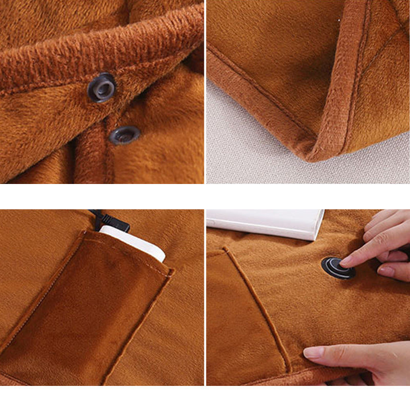 Sandsberg | Couverture chauffante USB | Chauffage rapide, design portable et doux