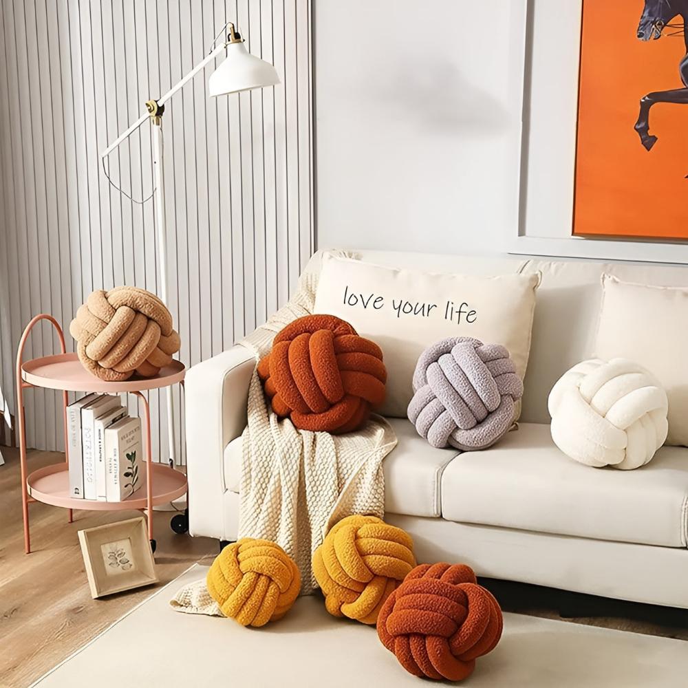 Coussin en Boucle Nouée