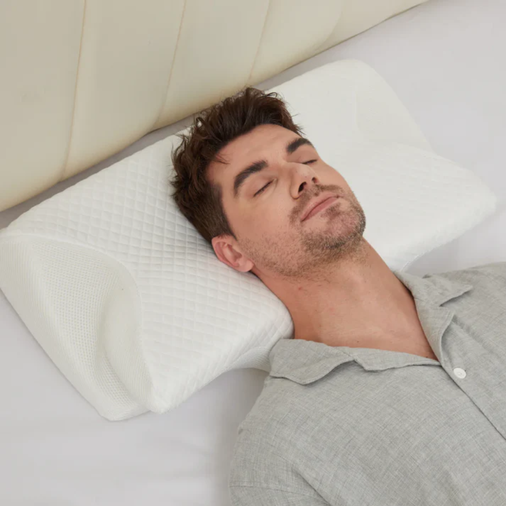 Coussin Anti-Ronflement | Support Ergonomique pour le Cou et la Tête | Blanc