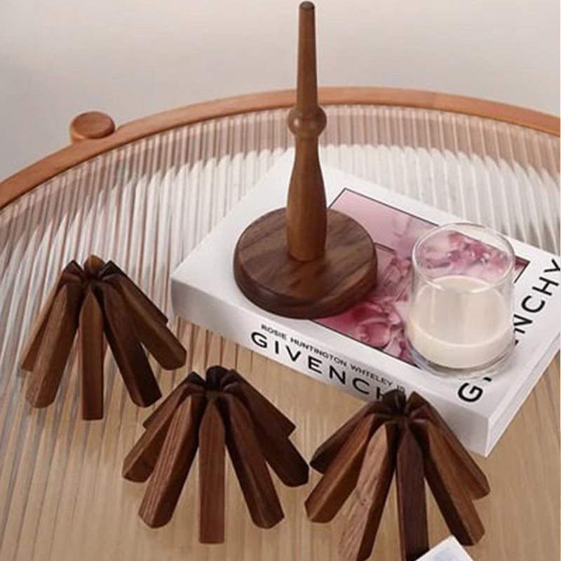 Trivet™ Sous-plat en bois pour plats chauds