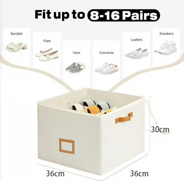 Étagère à chaussures | Système de rangement empilable | Gain de place & Stable
