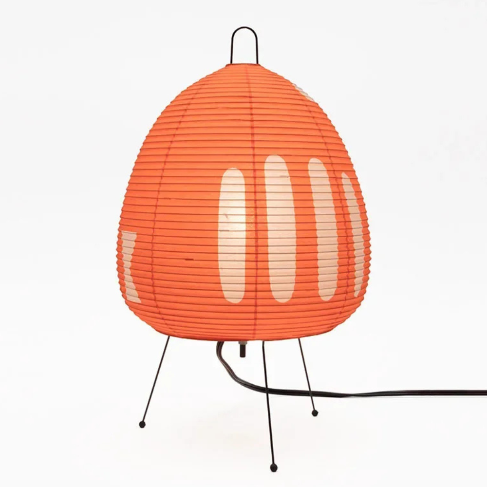 Yunari Haze - Lampe de sol et de table en papier de riz Wabi-Sabi pour une ambiance chaleureuse