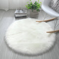 Tapis Rond en Peluche Douce