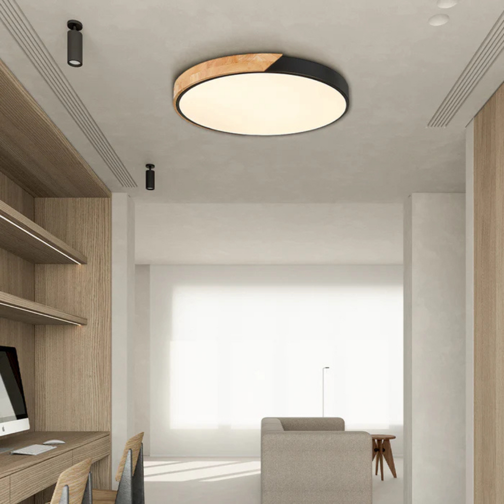 Lampe de plafond LED élégante au style scandinave