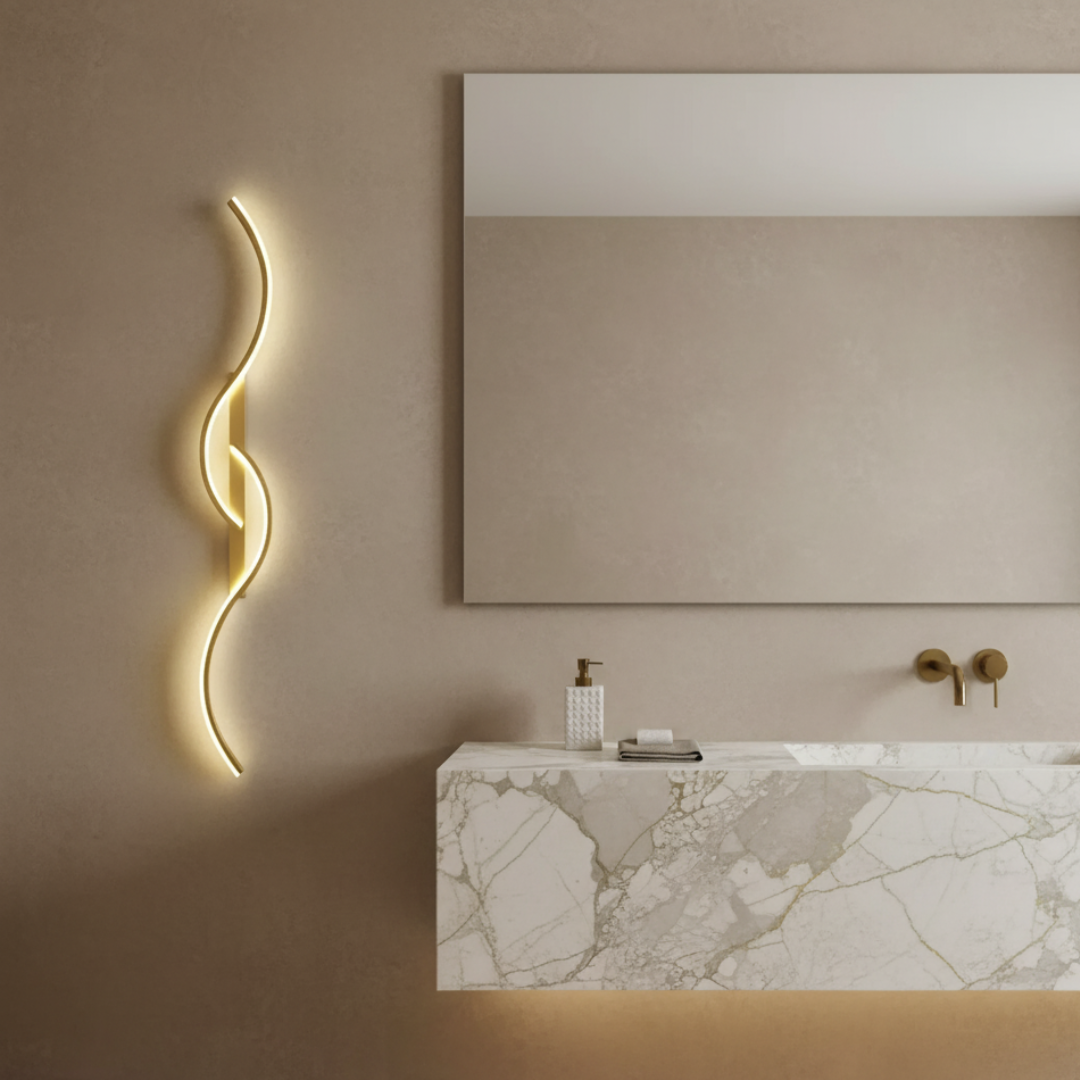 Applique Murale LED Élégante - Appliques Murales Modernes en Aluminium pour Intérieurs Stylés