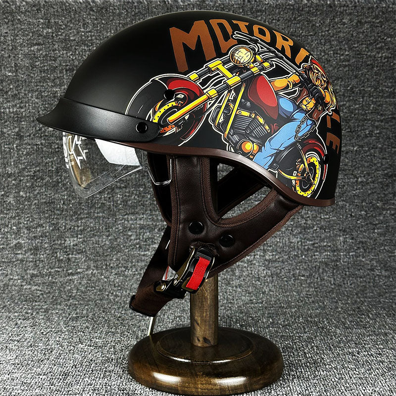 Casque de Ville pour Chopper avec Design Minimaliste