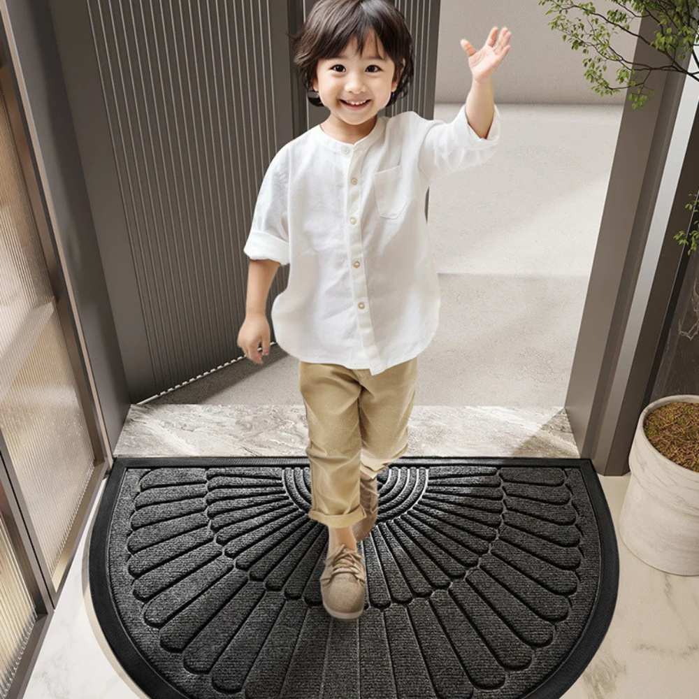 Stepra - Tapis d'accueil moderne antidérapant pour porte d'entrée ou hall