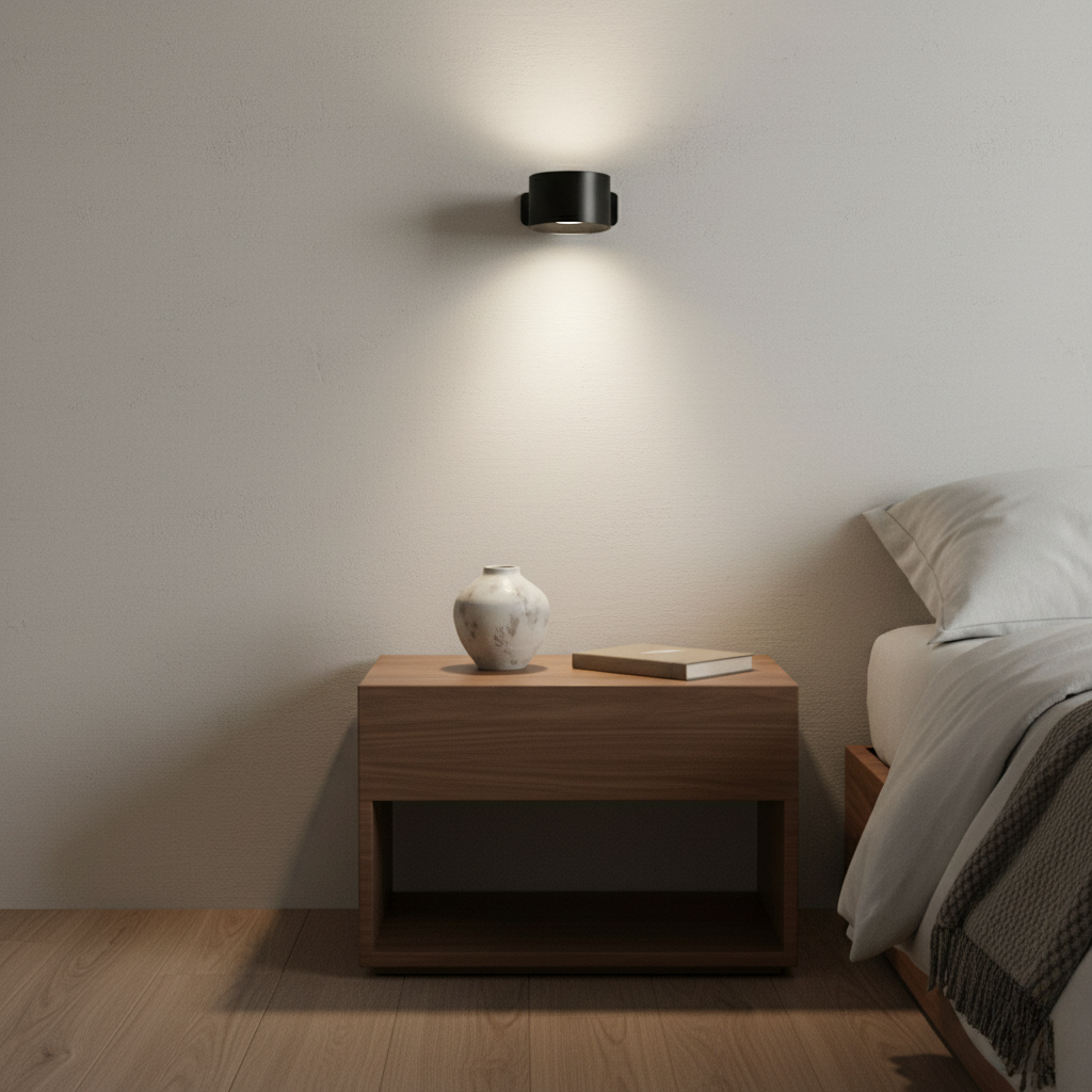 Pivot Easy-Stick – Applique murale LED sans fil à double direction 360°, alimentée par batterie, rechargeable par USB
