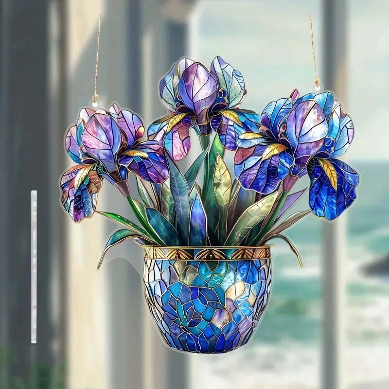 1+1 GRATUIT | LeafGlow™ | Pendentif de Plante en Acrylique Vert